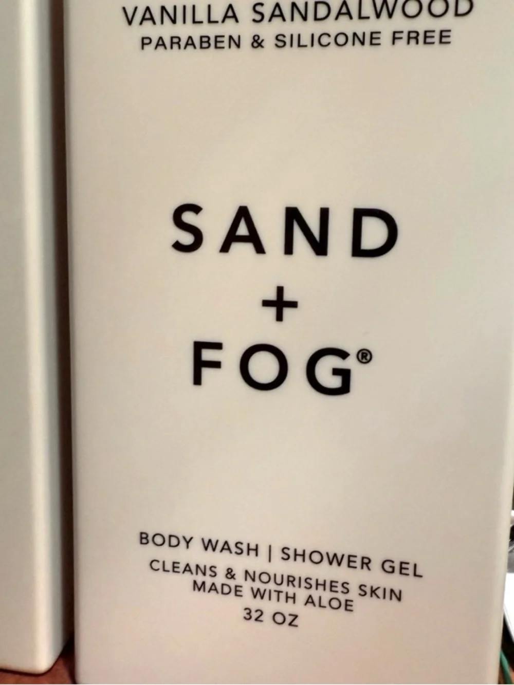 Sand & Fog Vanilla Sandalwood Body Wash / Shower Gel ~ 32 Oz